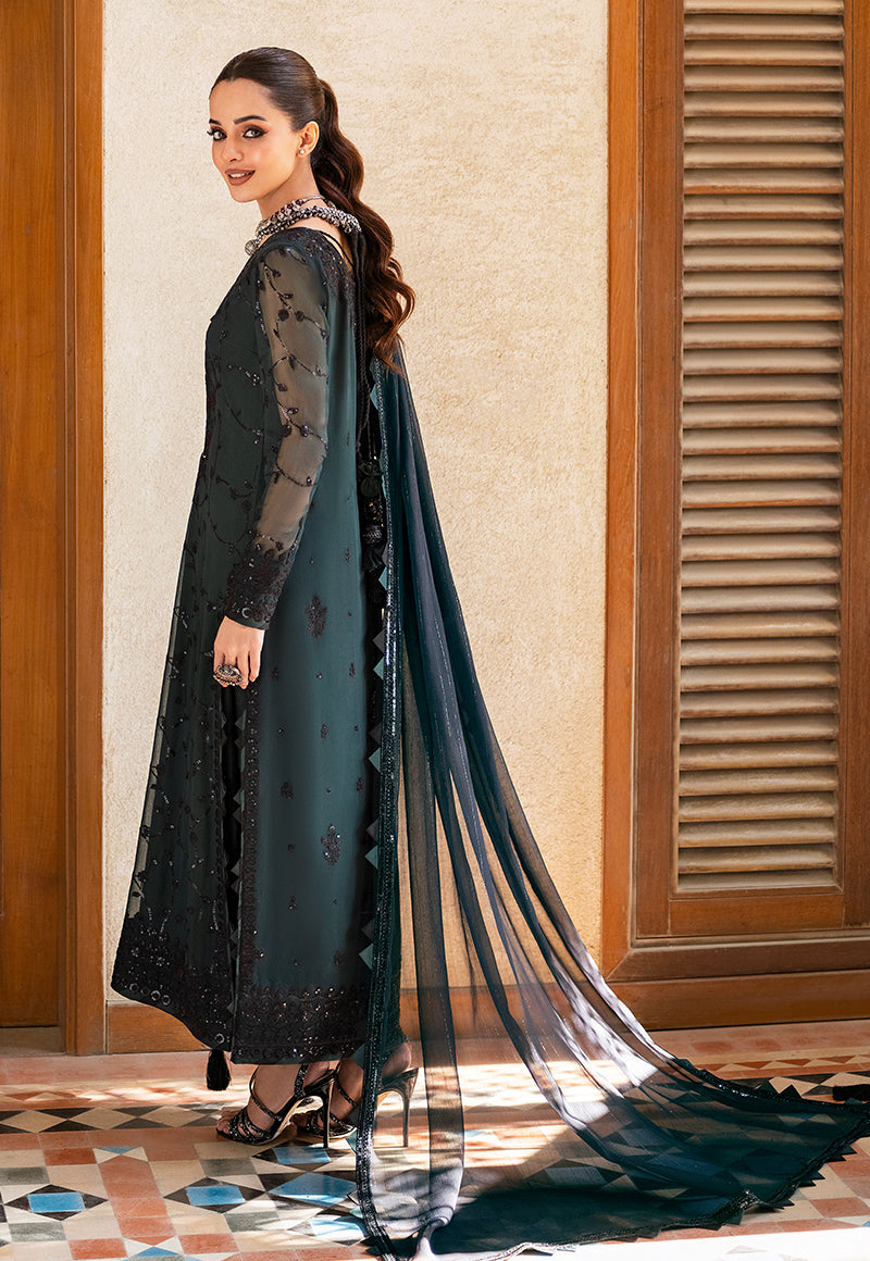 Ajso-86 Unstitched 3 Pcs Shirt Dupatta Trouser