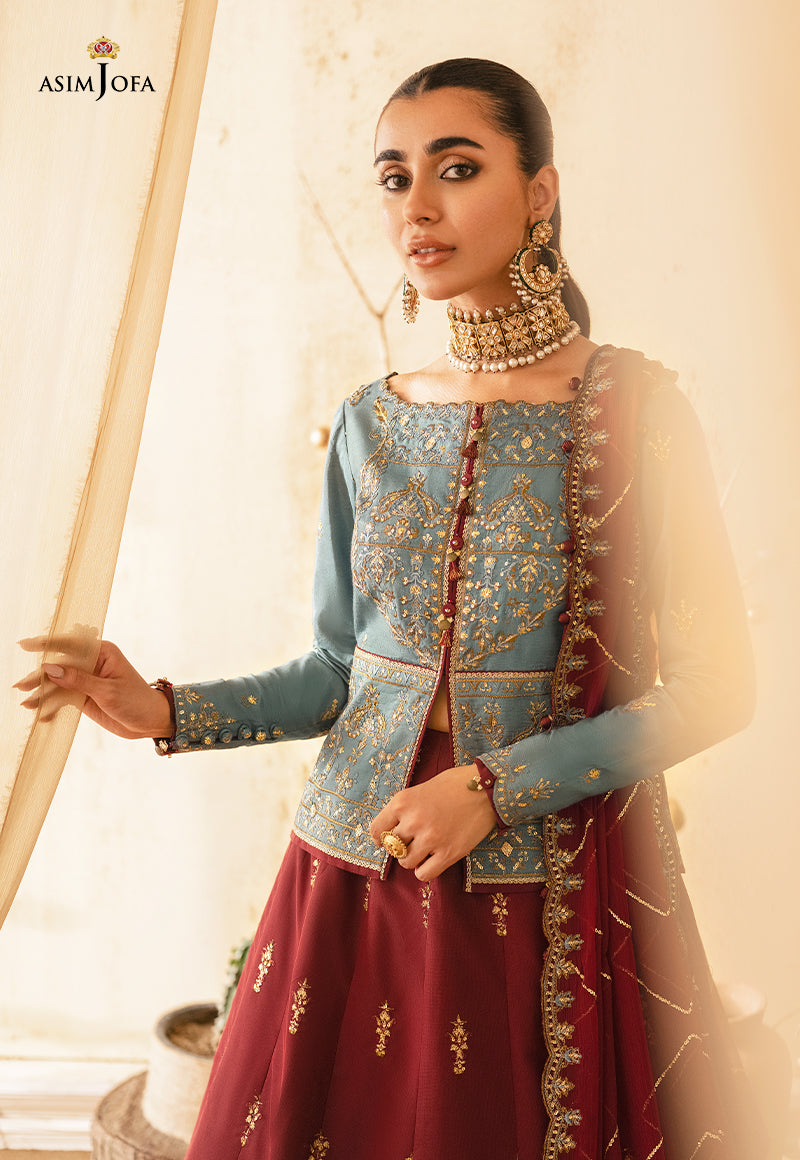 AJM-02 EMBROIDERED COTTON SILK 3 PCS