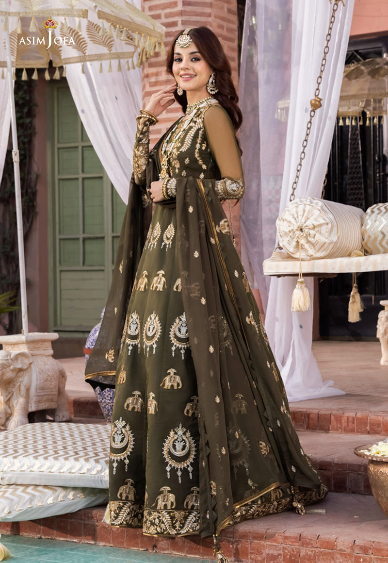 AJM-03 EMBROIDERED ORGANZA 3 PCS