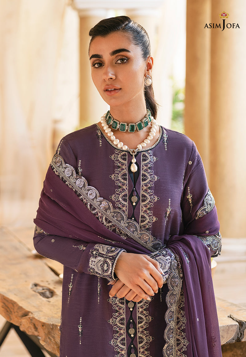 AJMD-10 EMBROIDERED STITCHED 3 PCS