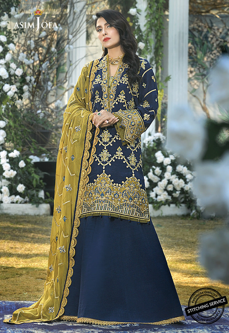 AJMC-03 EMBROIDERED SILK 3 PCS