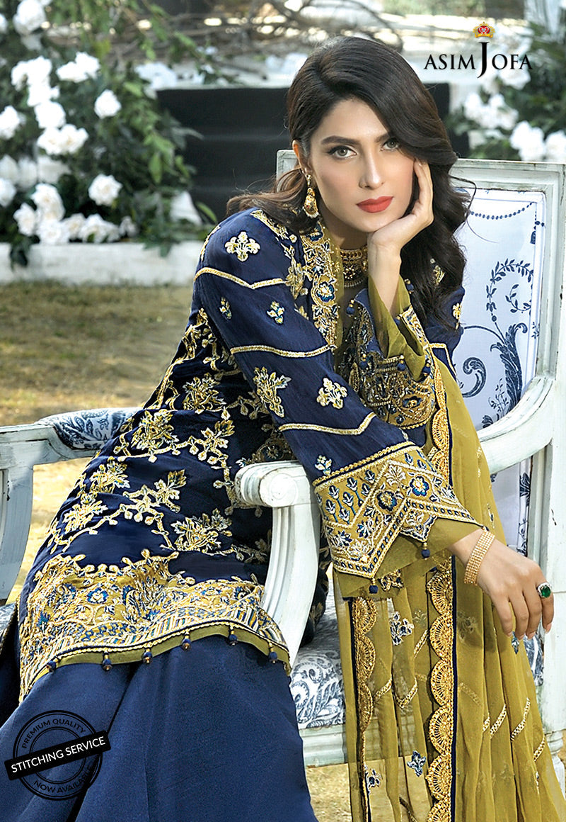 AJMC-03 EMBROIDERED SILK 3 PCS