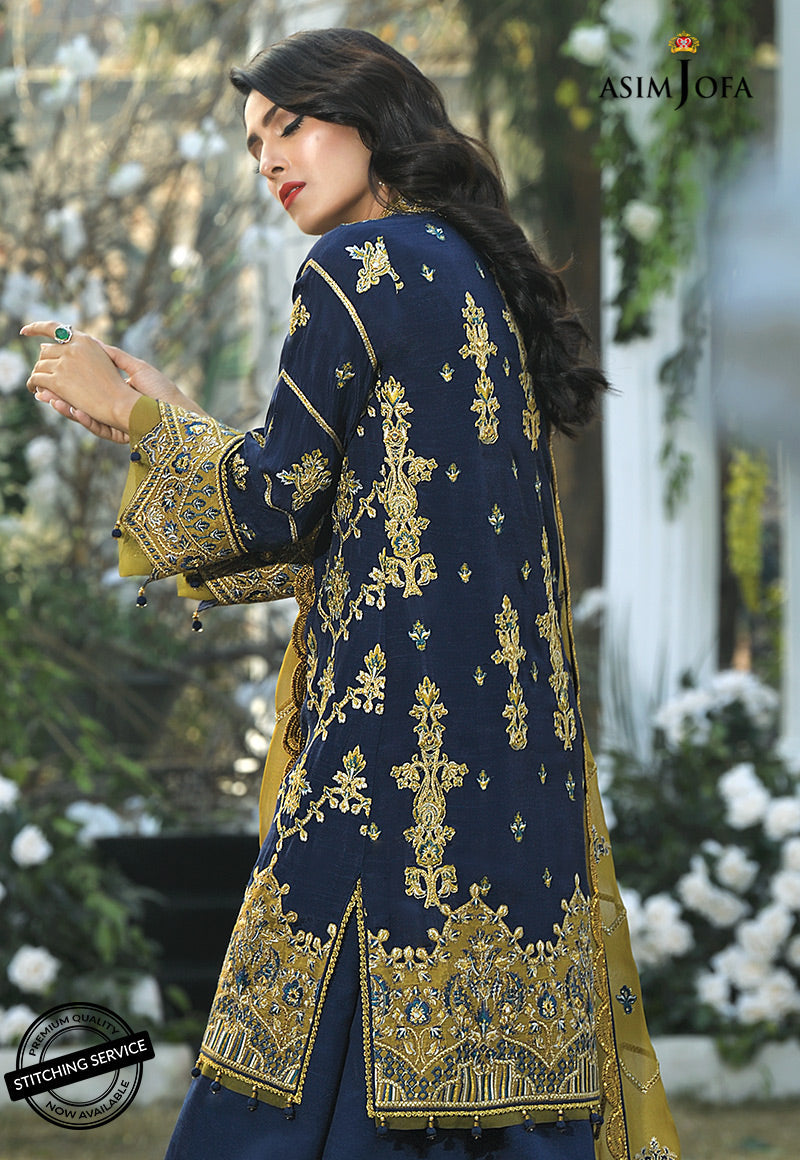 AJMC-03 EMBROIDERED SILK 3 PCS