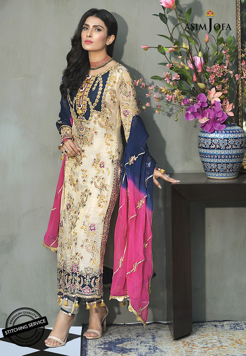 AJMC-04 EMBROIDERED MAYSURI 3 PCS