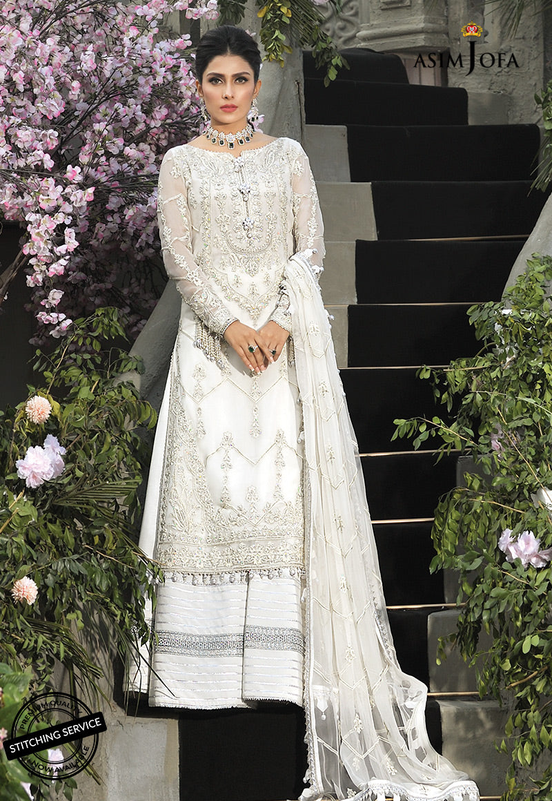 AJMC-10 EMBROIDERED CRINKLE CHIFFON 3 PCS