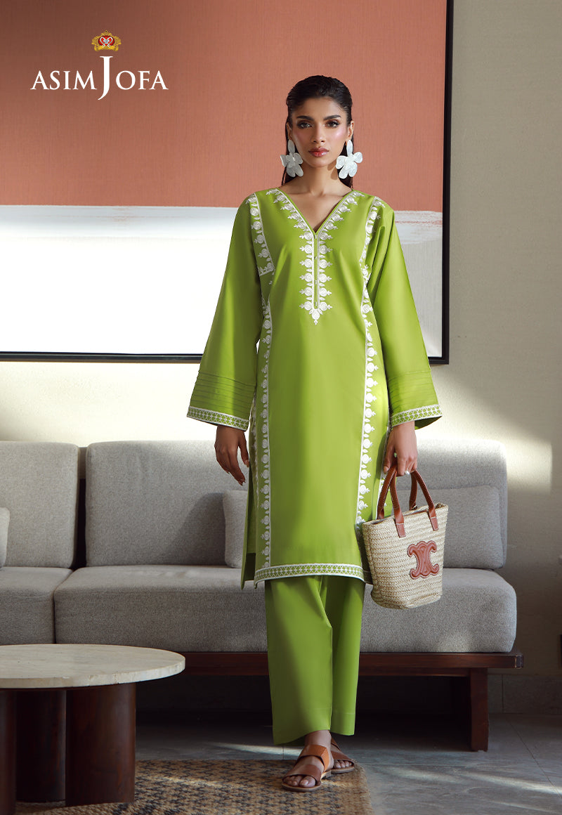 AJPB-129 EMBROIDERED CAMBRIC STITCHED 2 PCS