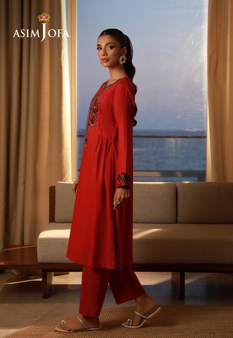 AJPB-134 EMBROIDERED CAMBRIC STITCHED 2 PCS