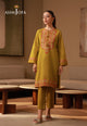 AJPB-146 EMBROIDERED SLUB RIB LAWN STITCHED 2 PCS
