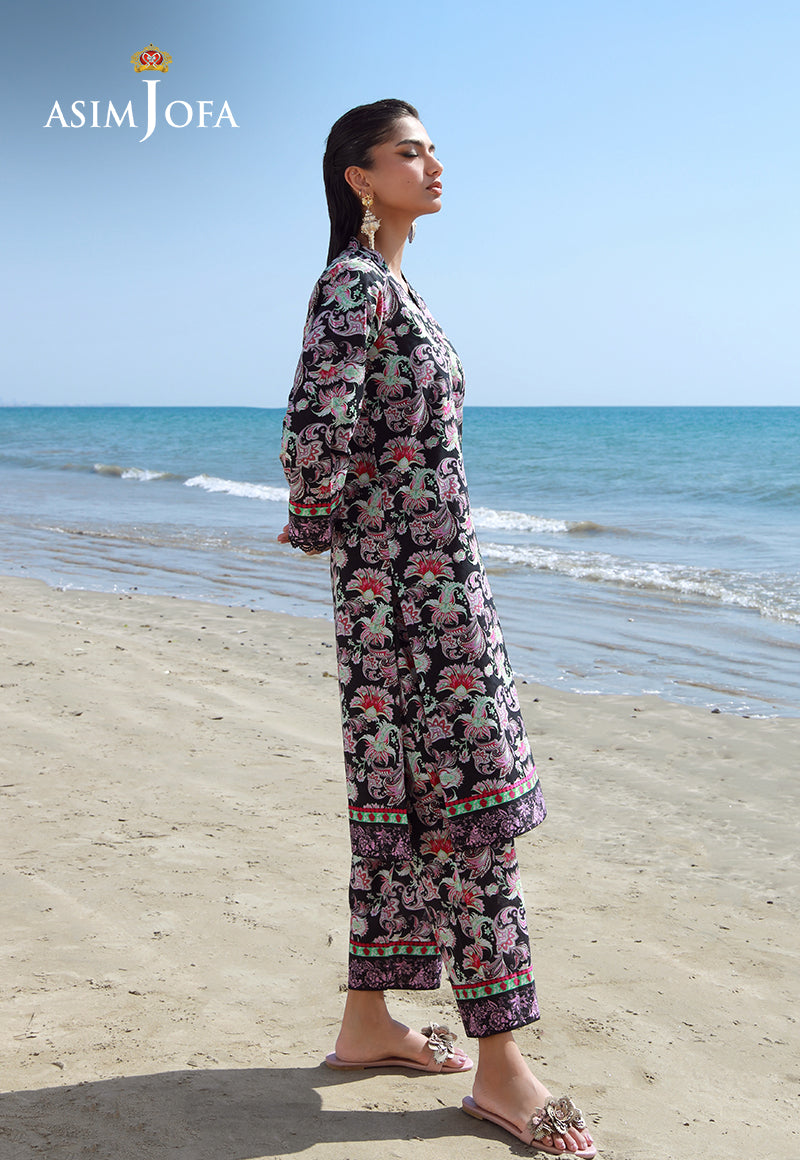 AJPB-152 PRINTED JACQUARD STITCHED 2 PCS