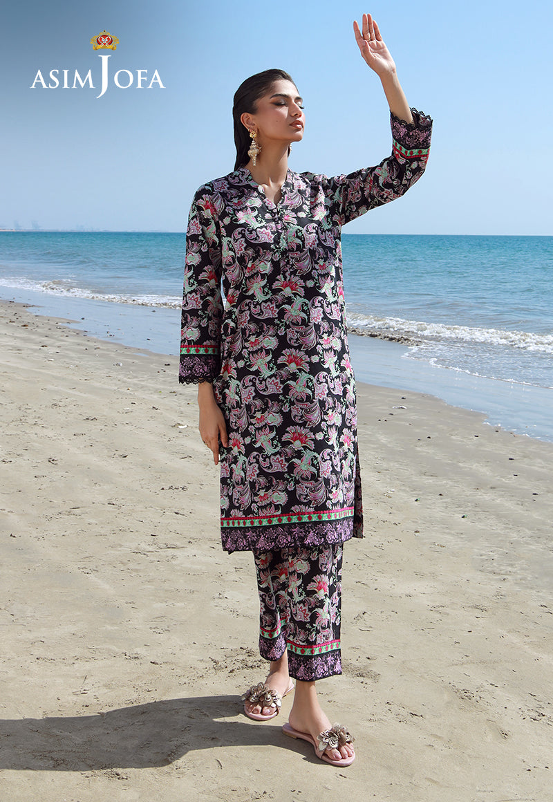 AJPB-152 PRINTED JACQUARD STITCHED 2 PCS