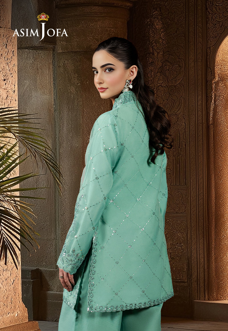 AJPF-11 EMBROIDERED ORGANZA 2 PCS
