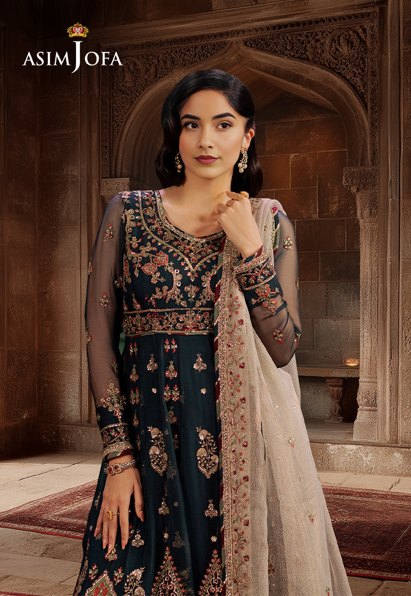 AJPF-39 EMBROIDERED CHIFFON 2 PCS
