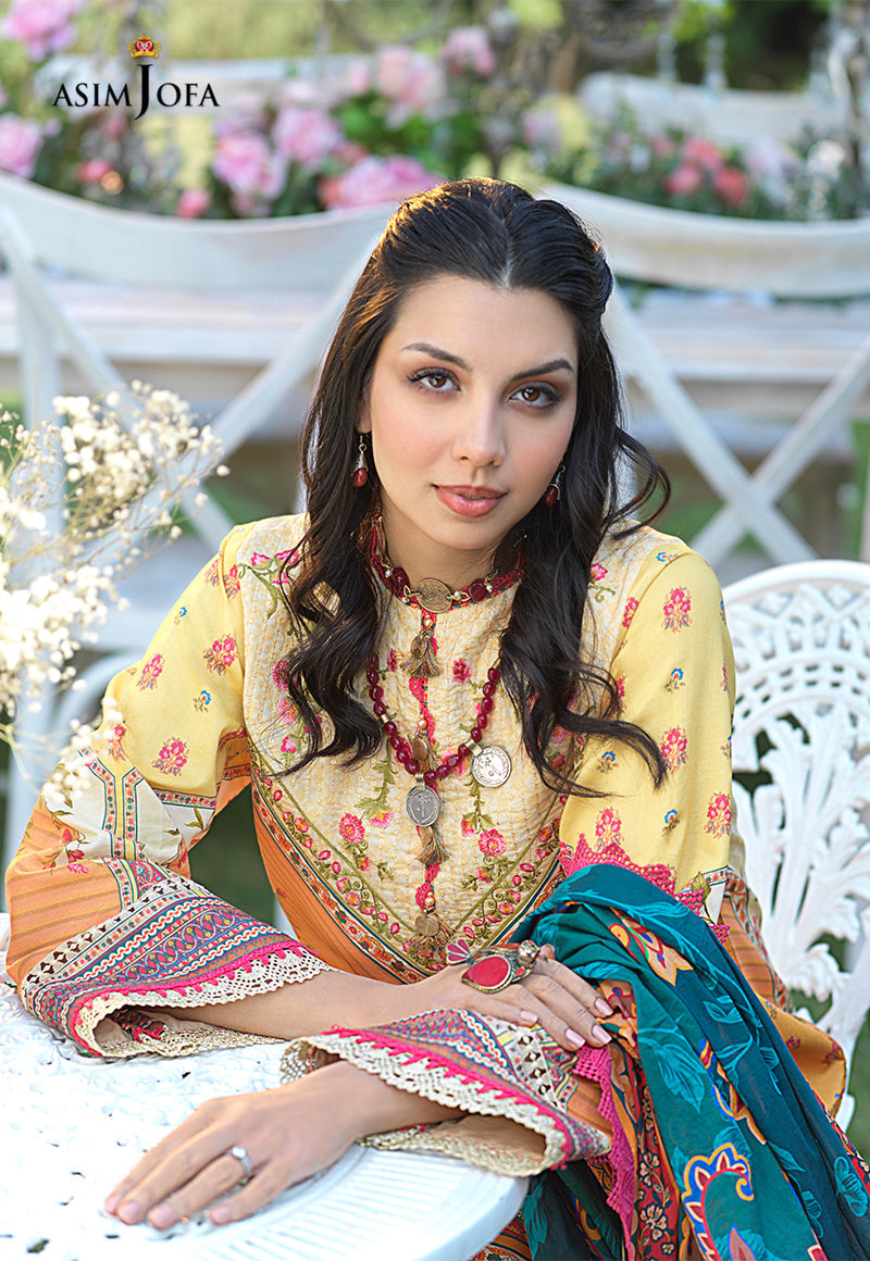 AJPR-02 DESIGNERS STITCHED PRINTED LAWN