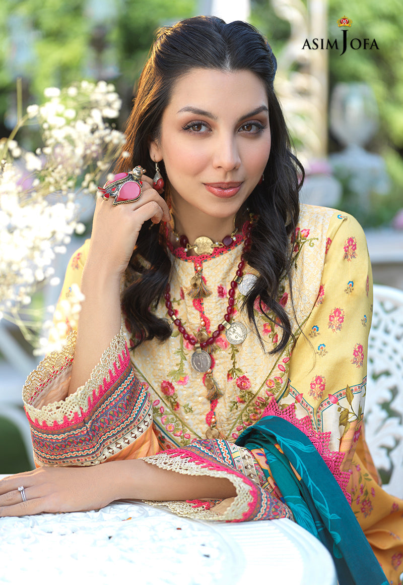 AJPR-02 DESIGNERS STITCHED PRINTED LAWN