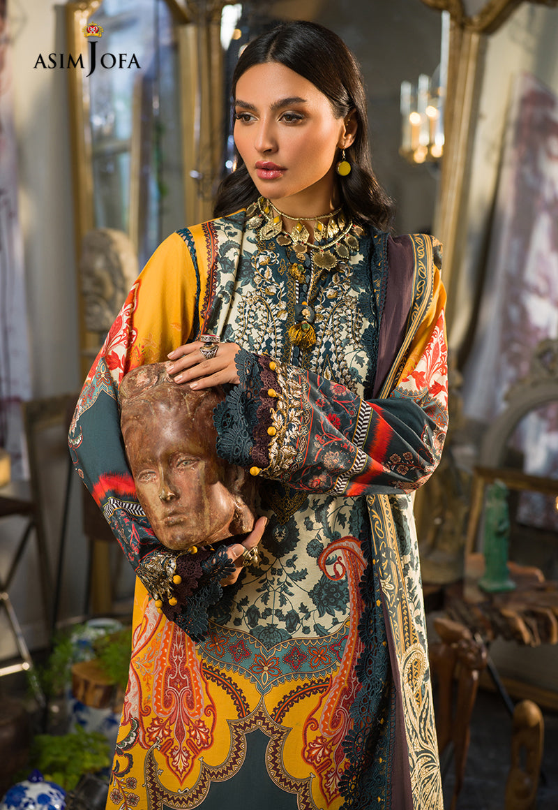AJPR-18 EMBROIDERED LAWN 2 PCS
