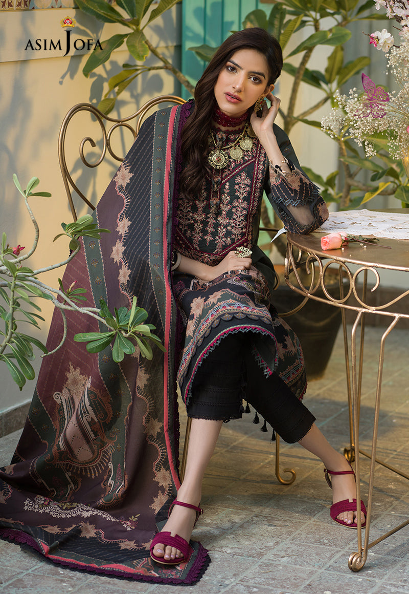AJPR-19 EMBROIDERED LAWN 2 PCS
