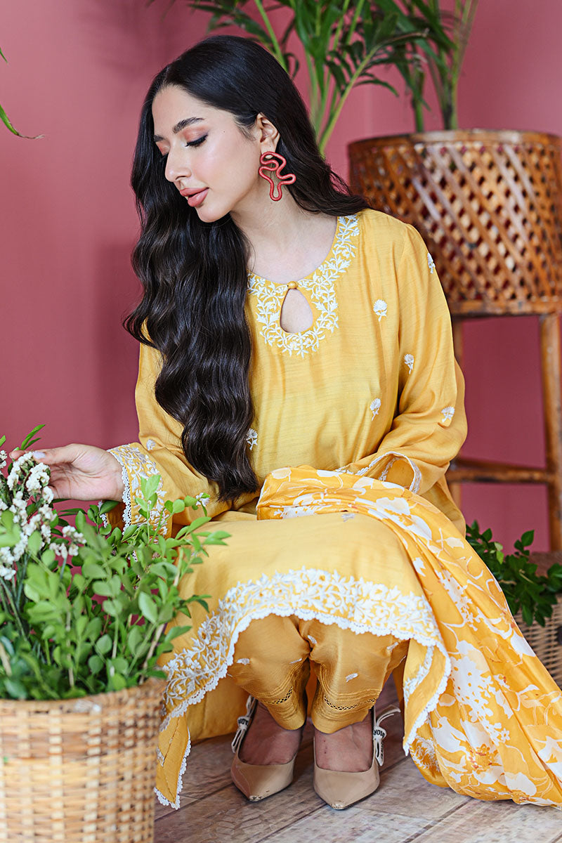 Dhalia Shirt and Dupatta