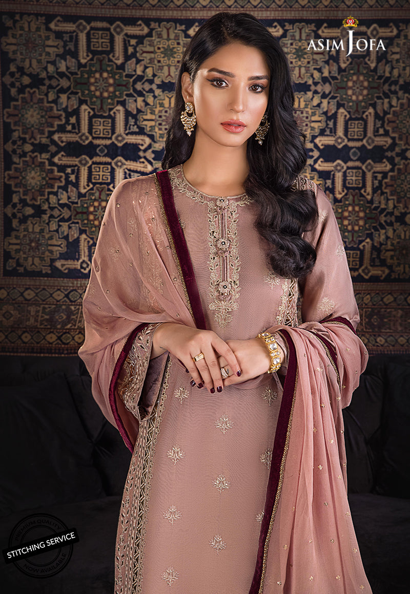 AJRE-05 EMBROIDERED COTTON SILK 3 PCS