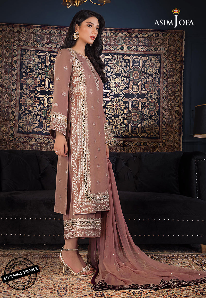 AJRE-05 EMBROIDERED COTTON SILK 3 PCS