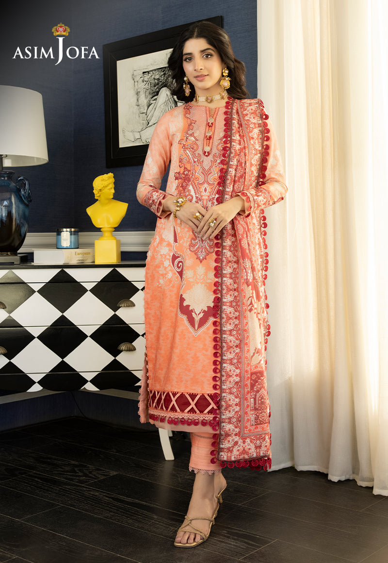 AJS-02 EMBROIDERED LAWN 2 PCS
