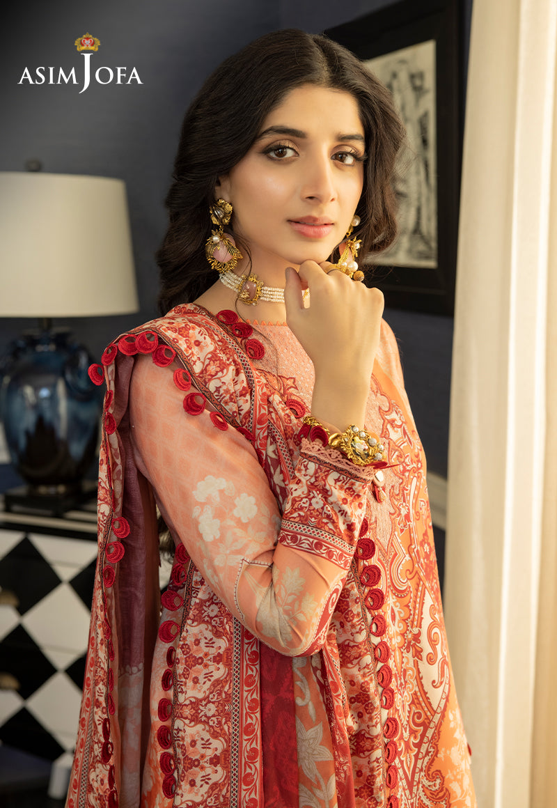AJS-02 EMBROIDERED LAWN 2 PCS