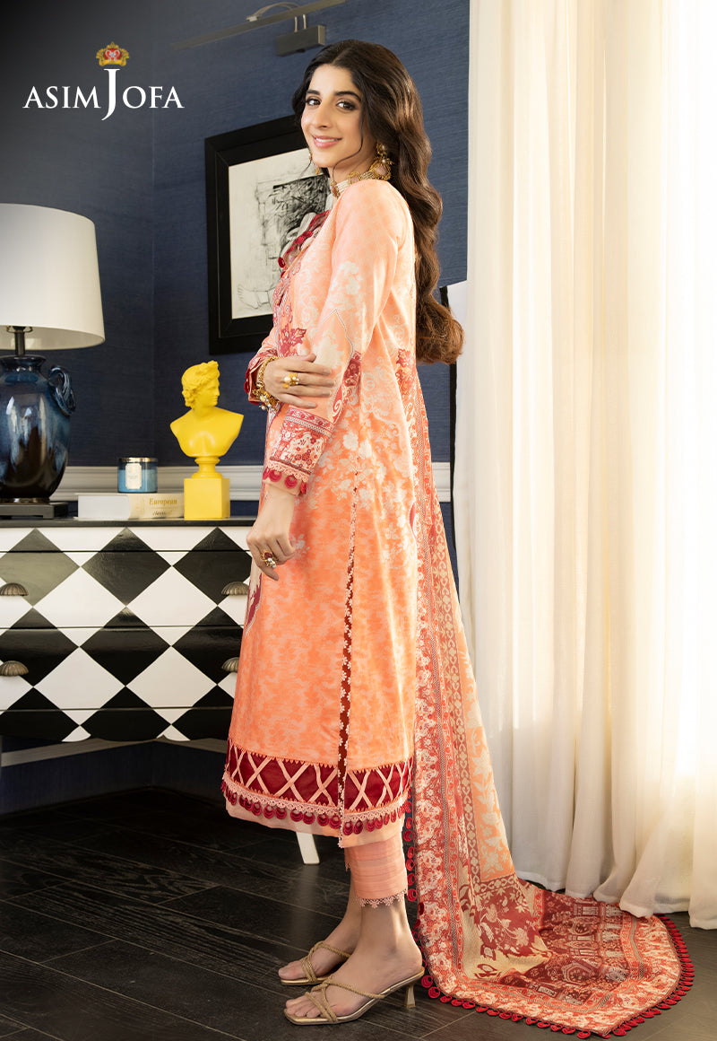 AJS-02 EMBROIDERED LAWN 2 PCS