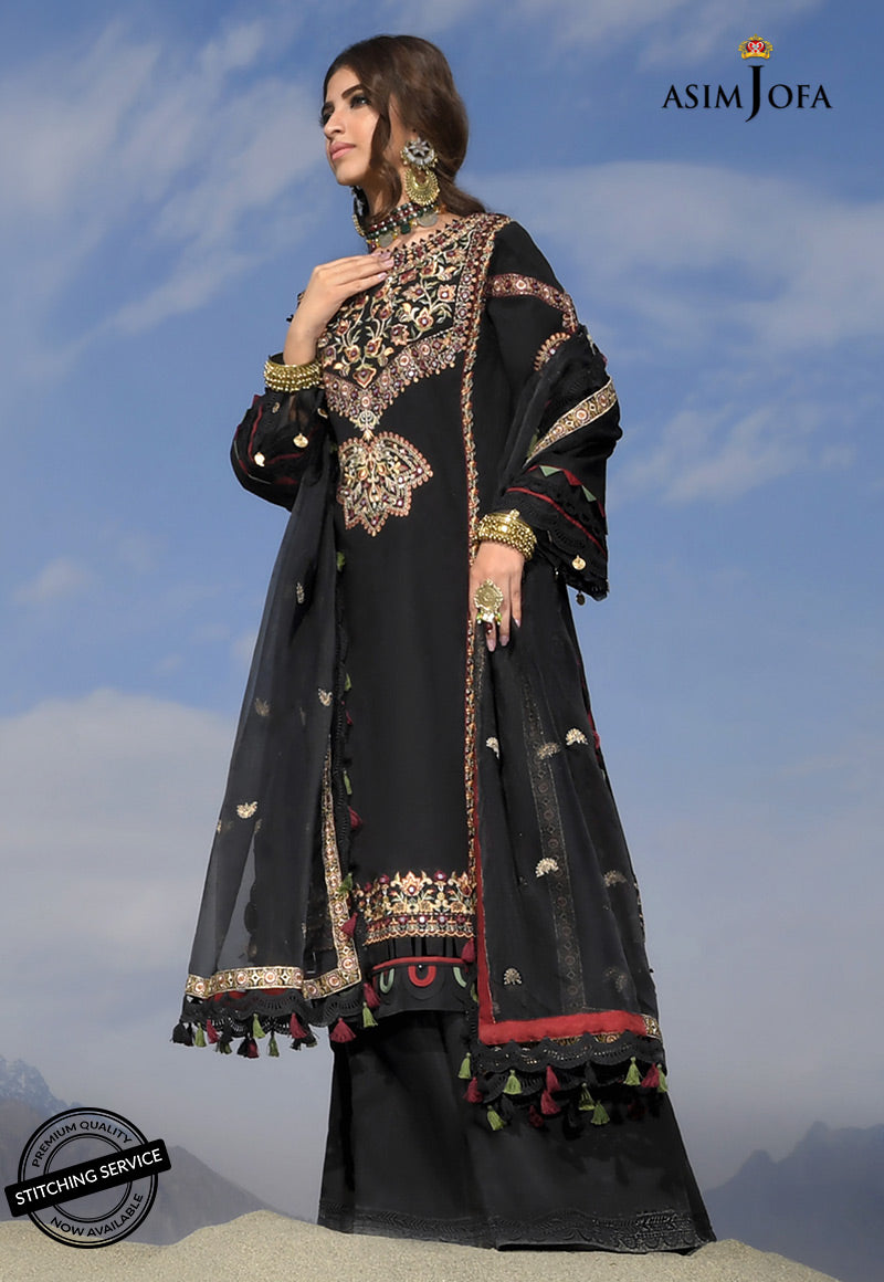AJSL-01 EMBROIDERED SELF JACQUARD 3 PCS
