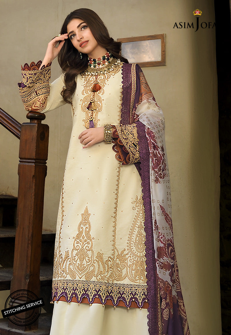 AJSL-06 EMBROIDERED SELF JACQUARD 3 PCS
