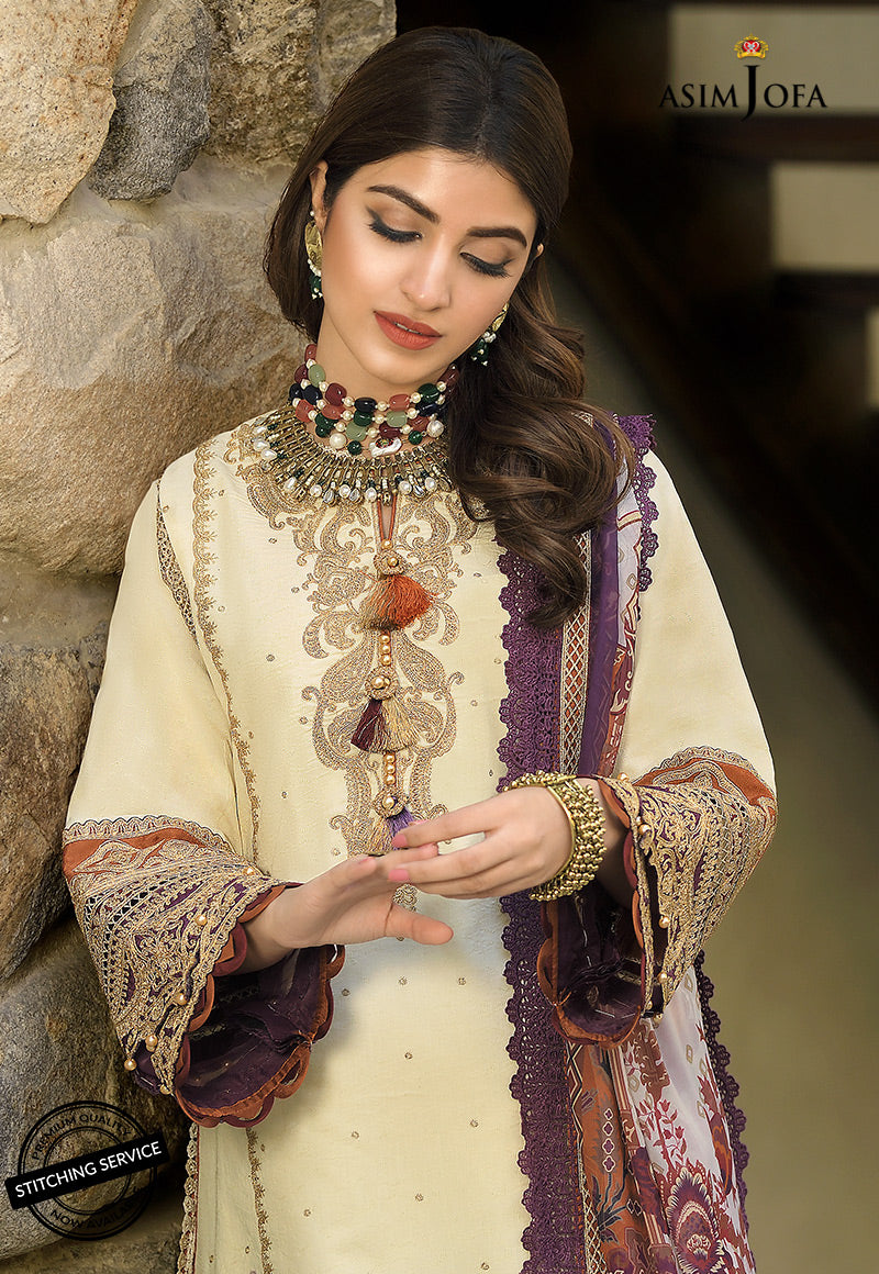 AJSL-06 EMBROIDERED SELF JACQUARD 3 PCS
