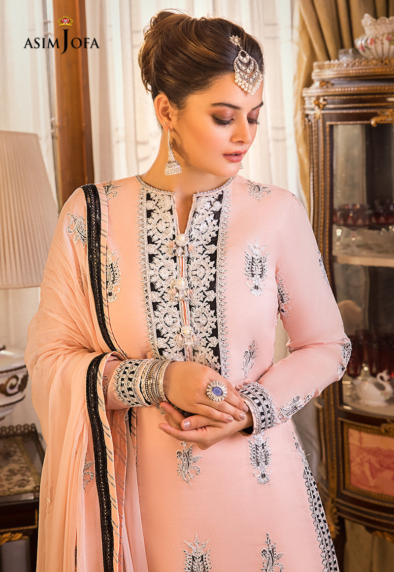 AJSM-31 EMBROIDERED CHIFFON 3 PCS