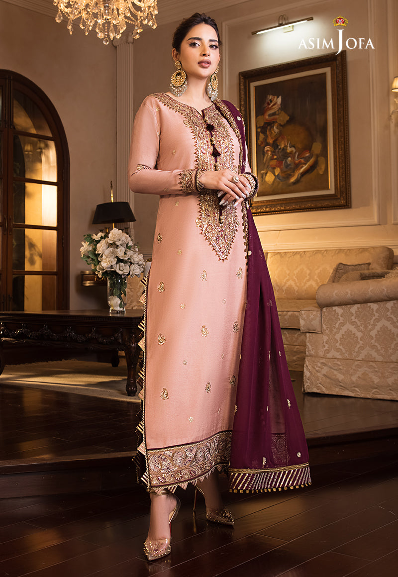AJSM-36 EMBROIDERED NET 3 PCS