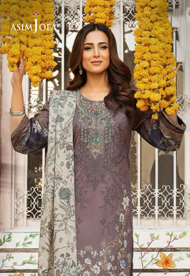 Ajso-159 Unstitched 2 Pcs Shirt Dupatta