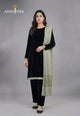 Ajso-190 Unstitched 3 Pcs Shirt Dupatta Trouser