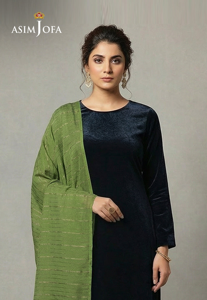 Ajso-192 Unstitched 3 Pcs Shirt Dupatta Trouser