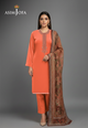 Ajso-196 Unstitched 3 Pcs Shirt Dupatta Trouser
