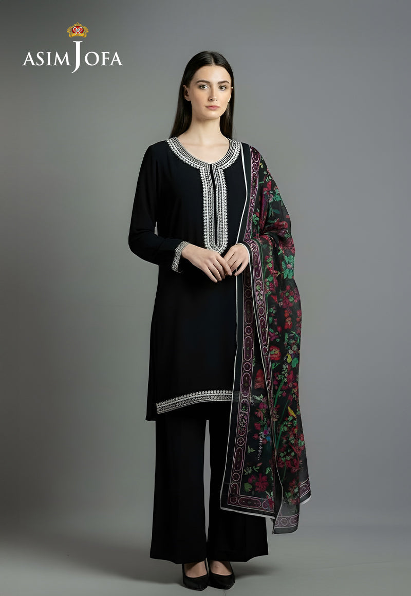Ajso-226 Unstitched 3 Pcs Shirt Dupatta Trouser