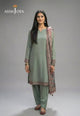 Ajso-257 Unstitched 3 Pcs Shirt Dupatta Trouser