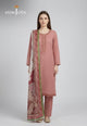 Ajso-262 Unstitched 3 Pcs Shirt Dupatta Trouser