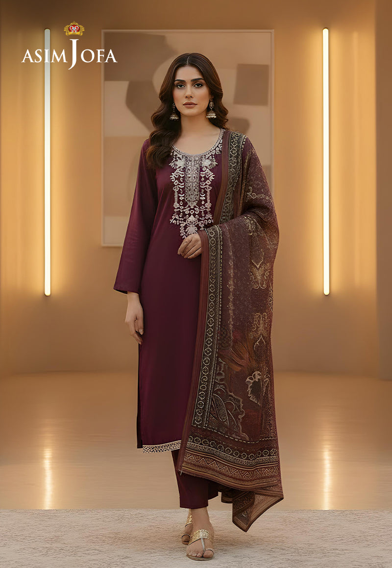 AJSO-311 Unstitched 2 Pcs Shirt Dupatta