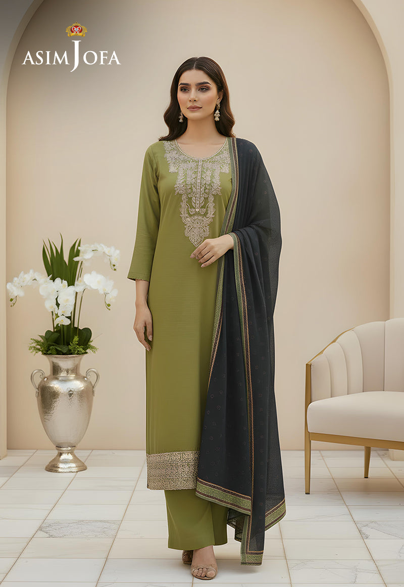 AJSO-326 Unstitched 2 Pcs Shirt Dupatta