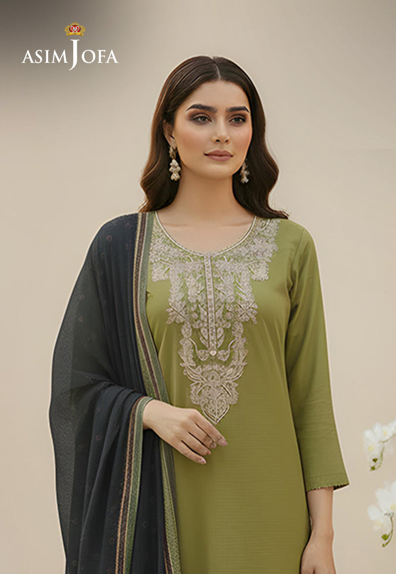 AJSO-326 Unstitched 2 Pcs Shirt Dupatta