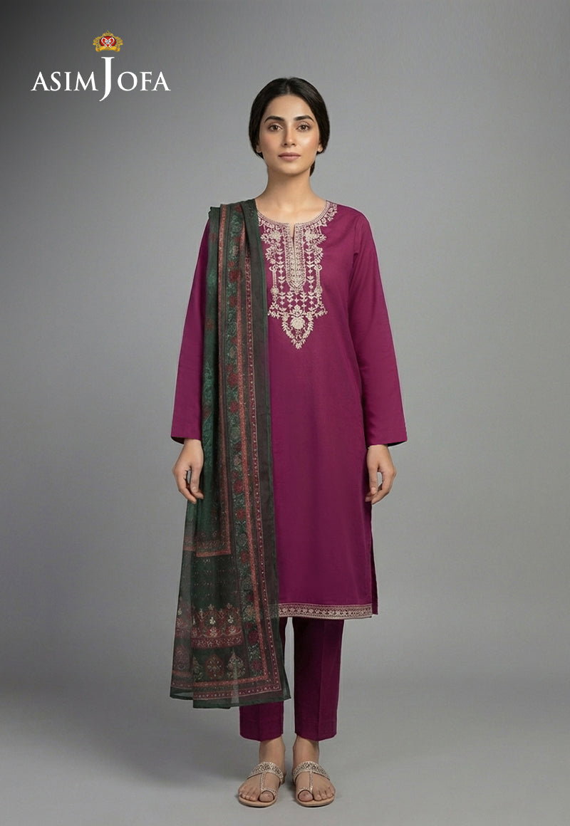 AJSO-338 Unstitched 2 Pcs Shirt Dupatta