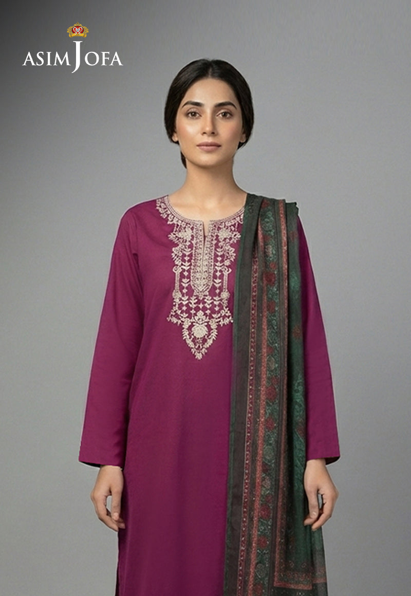 AJSO-338 Unstitched 2 Pcs Shirt Dupatta