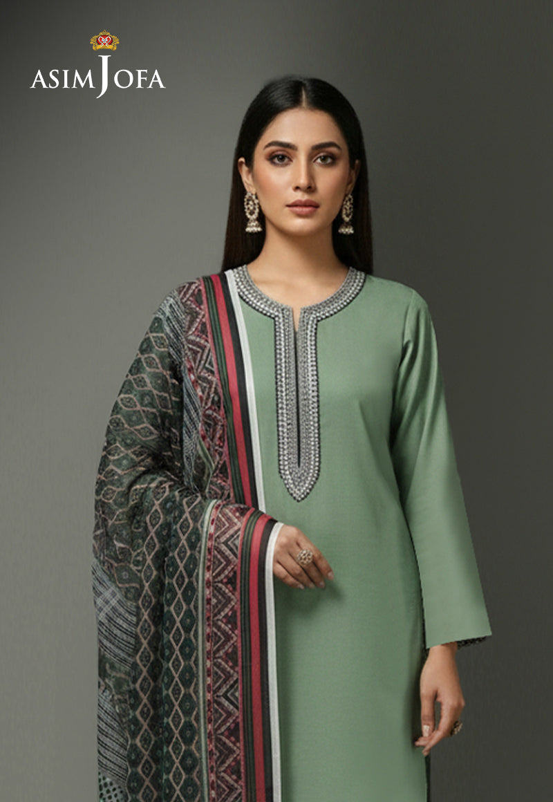 AJSO-348 Unstitched 2 Pcs Shirt Dupatta