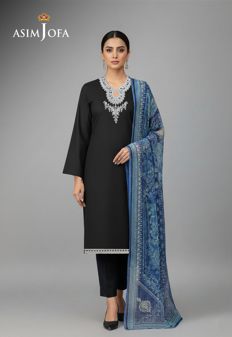 AJSO-350 Unstitched 2 Pcs Shirt Dupatta