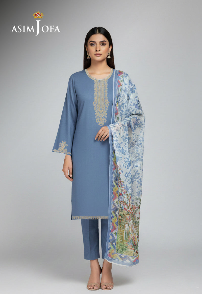 AJSO-356 Unstitched 2 Pcs Shirt Dupatta