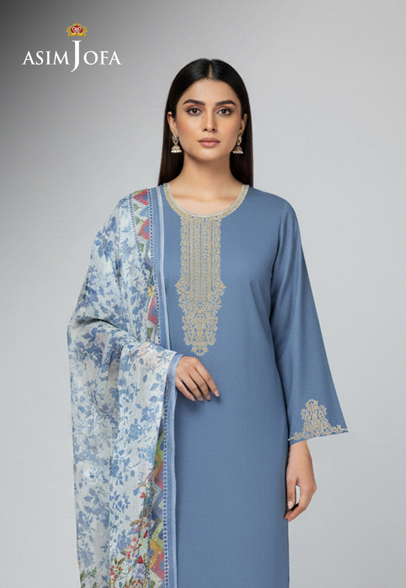 AJSO-356 Unstitched 2 Pcs Shirt Dupatta