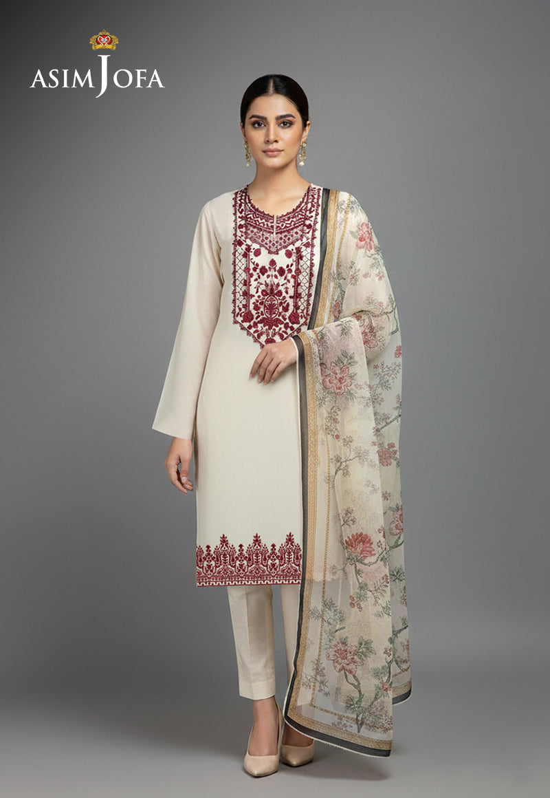AJSO-358 Unstitched 2 Pcs Shirt Dupatta