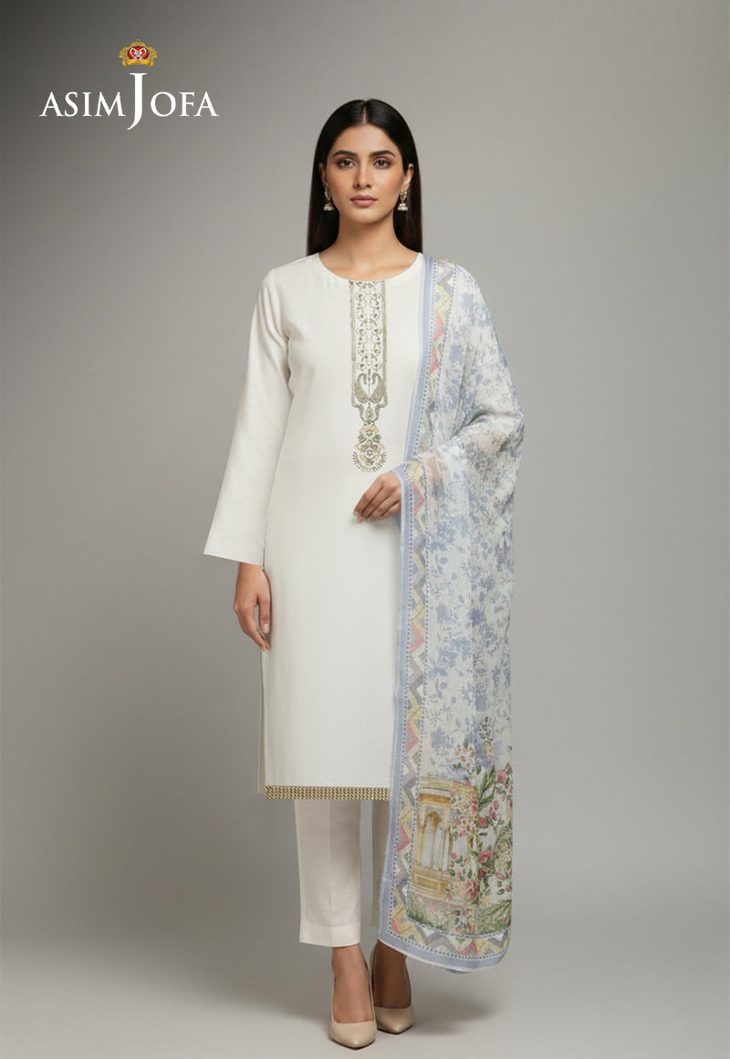 AJSO-363 Unstitched 2 Pcs Shirt Dupatta