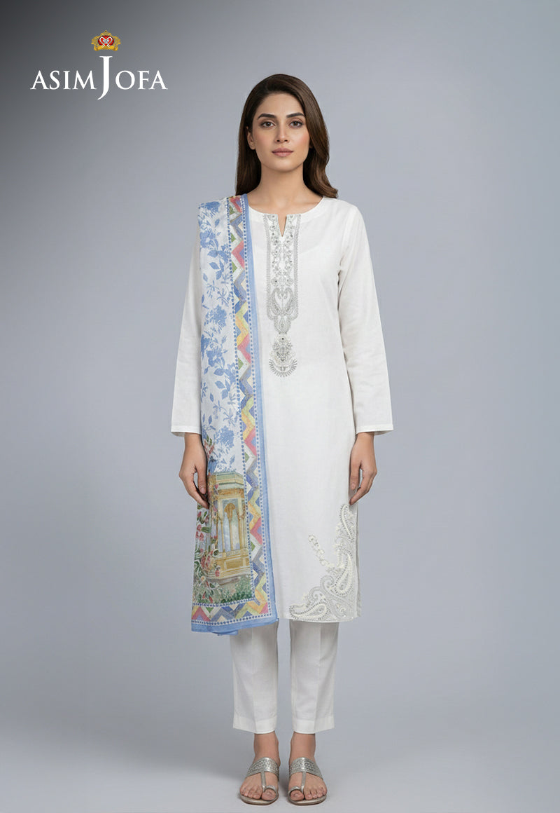 AJSO-364 Unstitched 2 Pcs Shirt Dupatta